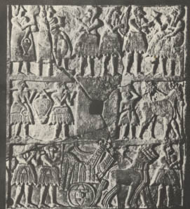 30 - ceremonial plaque from 3,000 + B.C., scene from Nannar's Ur, these artifacts of gods & giants from Mesopotamia are being destroyed by Radical Islam, shamefully, idiotically, ideologically, destroying ancient cities, museums, & artifacts from the time when the gods walked & talked with mankind thousands of years ago, their attempt to eliminate all these artifacts contradictory to their beliefs, is a task never to be fulfilled 