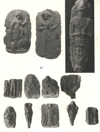7 - Sumerian gods & goddesses; Kish artifacts of our lost ancient history; artifacts like these are being destroyed by Islamic Radicals with their foolish attempt to eradicate our forgotten past