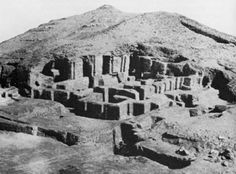 Eridu ruins, millions of clay bricks fired extra hot so as to last for thousands of years, not like our hundred year bricks