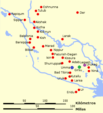Eridu, Enki's patron city found in the "land between the rivers", the "Eden"; location of the 1st settlement on Earth Colony