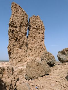 19 - ancient Biblically mentioned Tower of Babel built with mud bricks in Borsippa