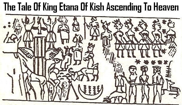 3o - launch pad with eagle & Kish King Etana ascending into the heavens
