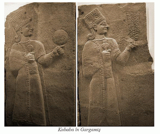 4ca - ancient Queen made Kug-Bau stela