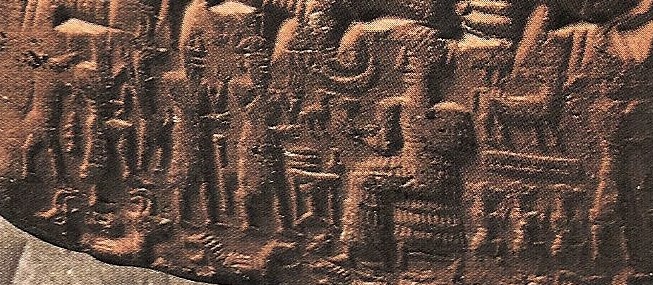 19 - two unidentified, Adad with his Fork Lightning, & Nannar with his herds in Ur