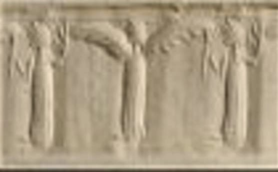 21 - winged pilot Inanna prepares for flight,, & Nergal with his alien weaponry
