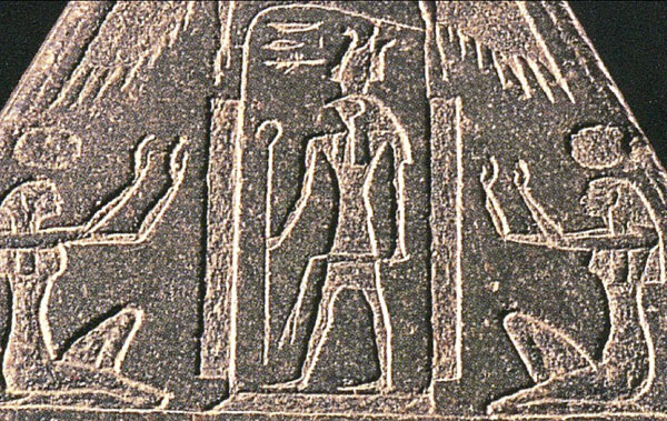 23 - Marduk - Ra in his shem, he stands inside the command capsule of his skyship
