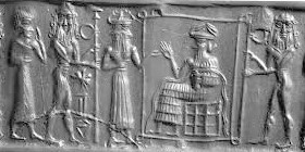 13 - semi-divine leader, primitive earthling, Isimud, Enki, & another primitive