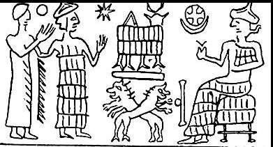 17 - a semi-divine son to goddess mother Ninsun who brings him to Nannar
