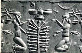 103 - Anu's 8-pointed star, Nannar's Moon crescent, Nibiru's disc, & Tree of Life symbols; main alien gods discussing their modifications to Tree of Life