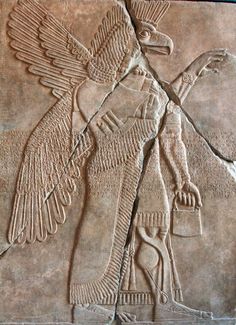 3 - giant alien pilot, depicted eagle-headed with wings