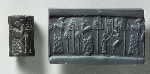 hoofed animals & ancient man in the fields