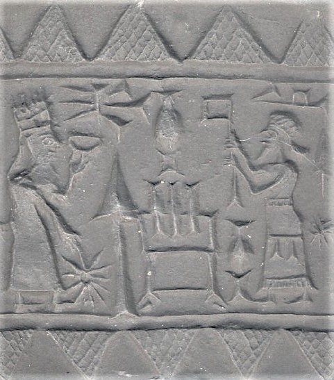 36 - Ashur & giant semi-divine king