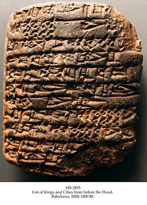 10a - list of antediluvian kings, before the flood, a t5ime when the mixed-breed Nephilim walked with the gods from Planet Nibiru
