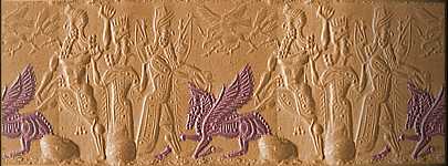 7c - Gilgamesh, Inanna, Utu, & Bull of Heaven