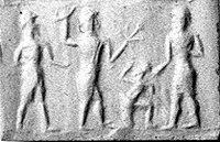 26 - Utu with mace, & Adad punishing disloyal earthling