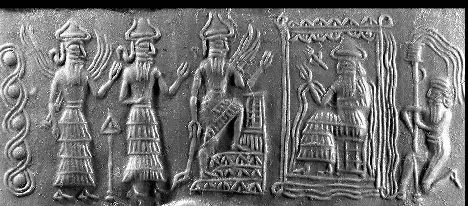 33 - Utu_-Nannar_-_-Ninurta-visit-Enki-in-Eridu
