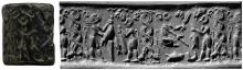 66 - Ningishzidda's entwined serpents symbol centered in this ancient artifact