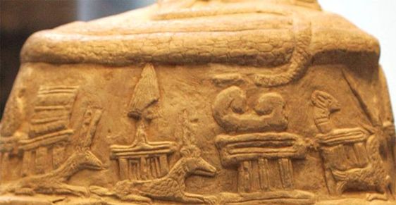 5 - Mushhushshu & rocket symbol atop Marduk's ziggurat